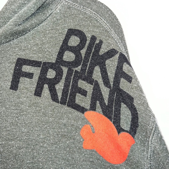 Free City - "Bike Friend" Supermät - Light & SOFT - Green - 4/XL - Unisex Hoodie - Picture 4 of 14